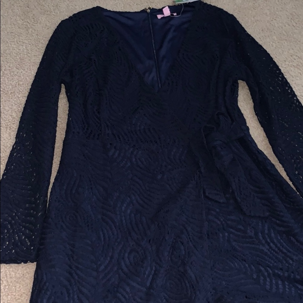 Navy blue dress